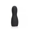Vibrating Masturbator Sleeve - Licorice Black